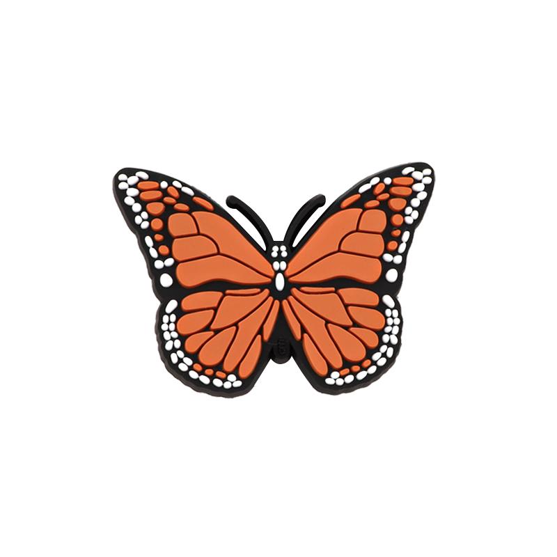 Новые 1 шт. Шармы для обуви в виде бабочек Летние украшения для обуви Джинсы для девочки мальчика Дизайнерские женские аксессуары для обуви Шармы-пины для обуви