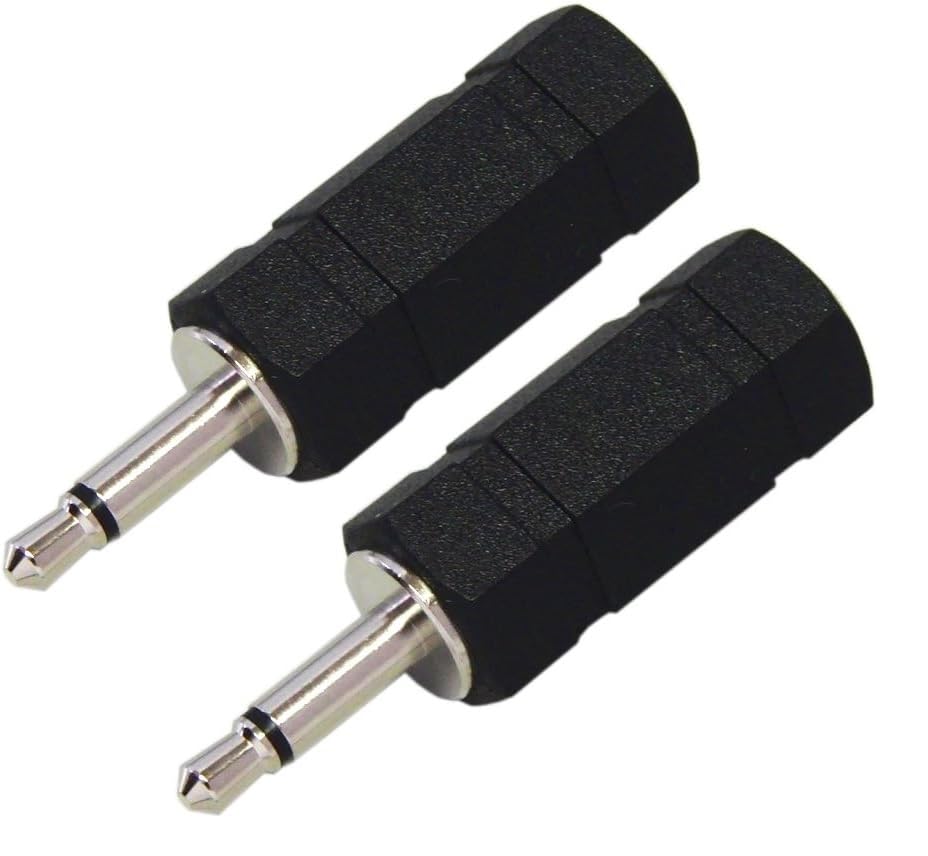 Переходник Stereo Mini Jack на Mono Mini Plug 3,5 мм (женский) 3,5 мм (мужчина) (2 куска) PLG-N7-2P