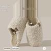 Women's & Men's Non-slip Breathable Cotton Fur Slippers for Winter & Autumn
