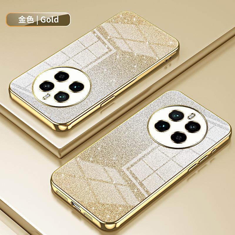 Применимо к OPPO Realme14Pro + гальванизированный блестящий чехол для мобильного телефона True Me GT7 прозрачный защитный чехол NEO8