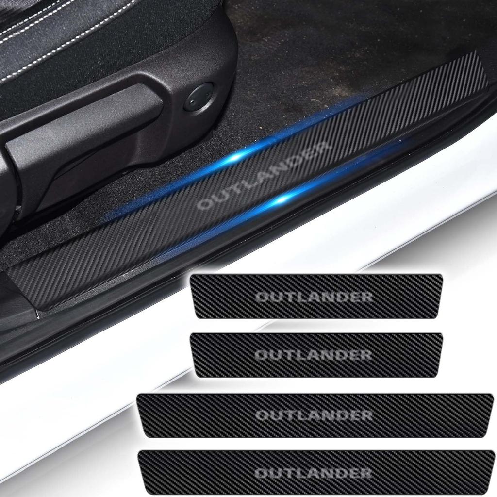 HUDIY Outlander Side Step Guard OUTLANDER PHEV GN0W GN Series December 2021 Current Scuff Plate Set Door Scuff Plate Step Guard Cover Car Interior