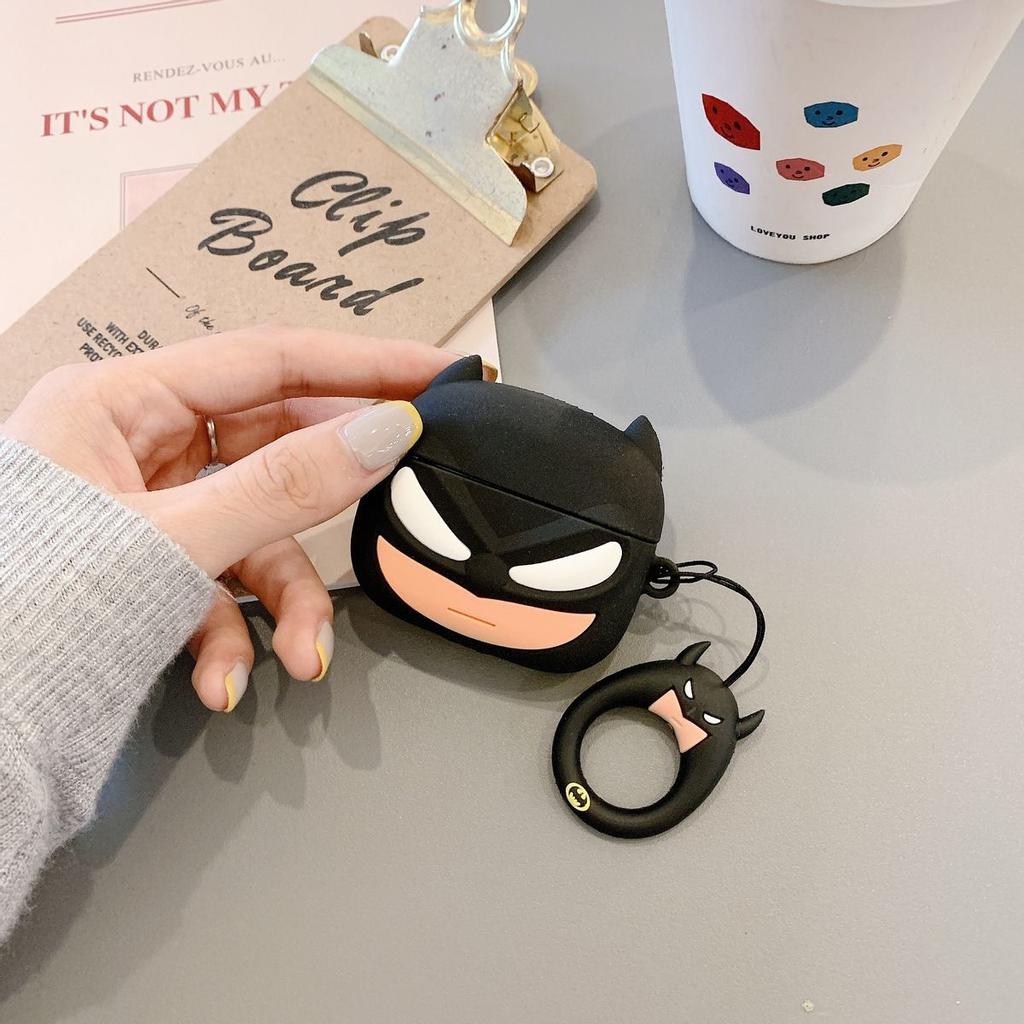 Batman AirPods Pro 1 Apple Bluetooth earphone case 1/1/1/1 Gen silicone protective case is compatible