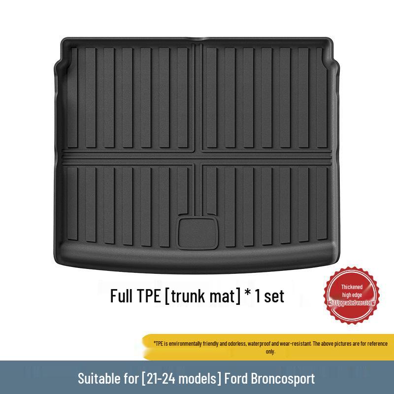 Ford Series Eco-Friendly TPE Trunk Mats: Ideal for Trunk, Rear Bed, and Backrest.