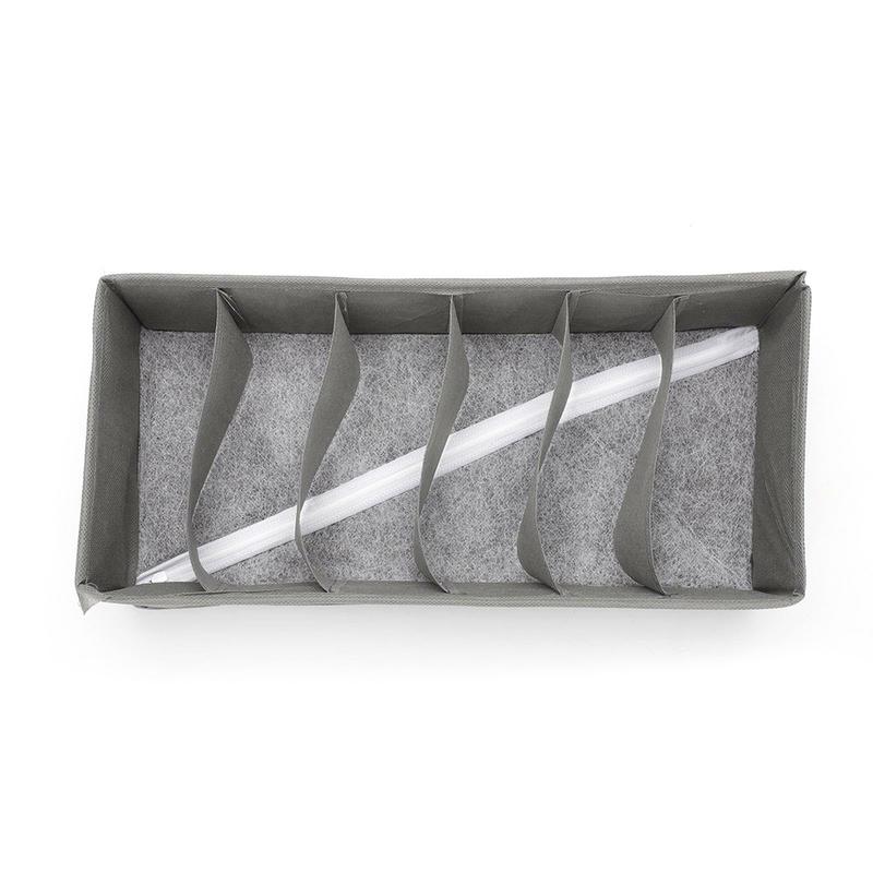 3Pcs Storage Drawer Organiser Storage Box Tidy Socks Bra Ties Draw Divider Underwear Box