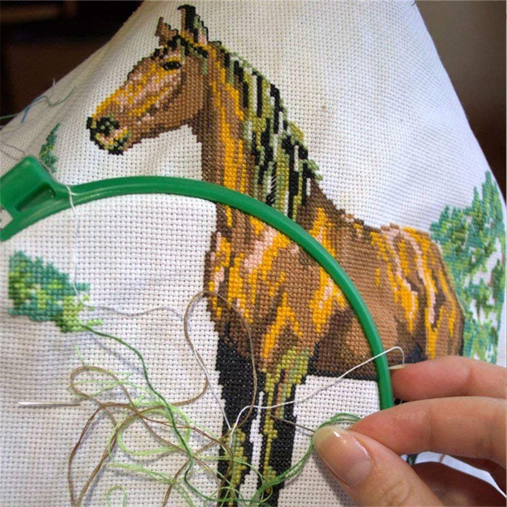 DIY хлопок холст ремесло вышивка ткань шитье ткань Aida вышивка крестиком