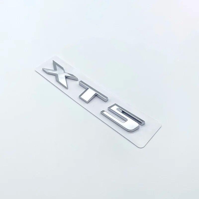 3D буквы и цифры эмблема для Cadillac XT4 XT5 XT6 XTS AWD крышка багажника автомобиля заводская табличка логотип наклейка хром глянцевый черный