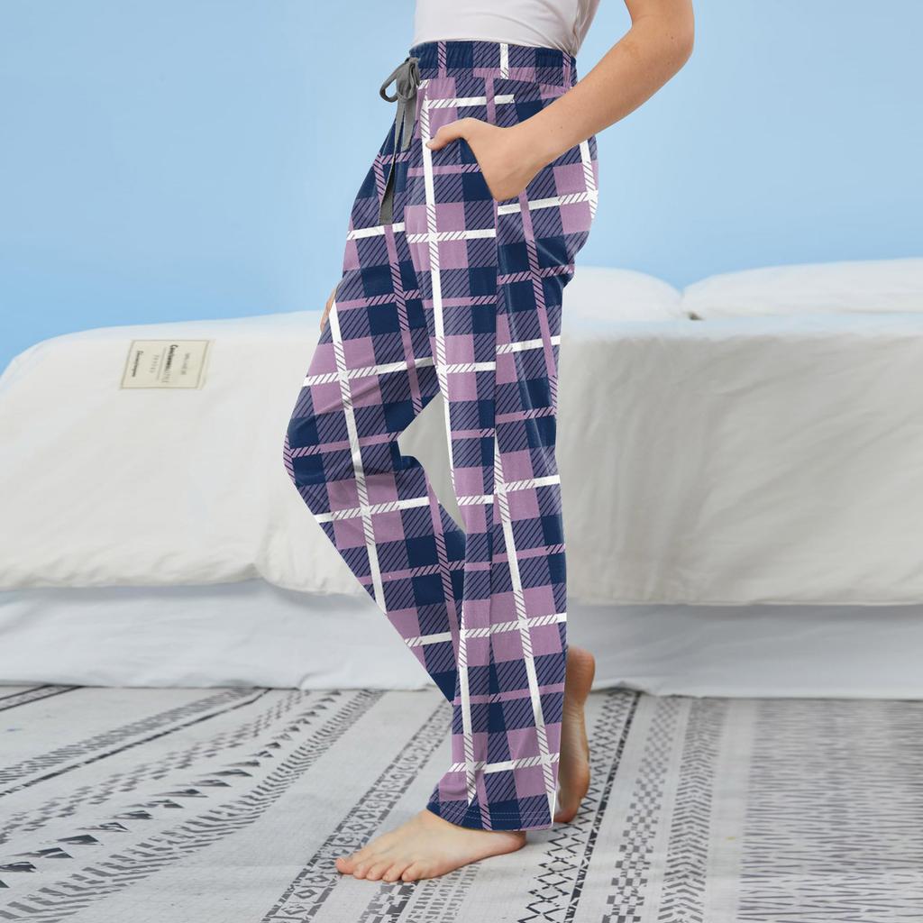 Детские хлопковые пижамные штаны с карманами