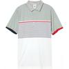 Volition Patriot Star Color Block Lightweight Cool Dry Short Sleeve Polo Shirt Men Polo Shirts Cement-Gray 532982-02