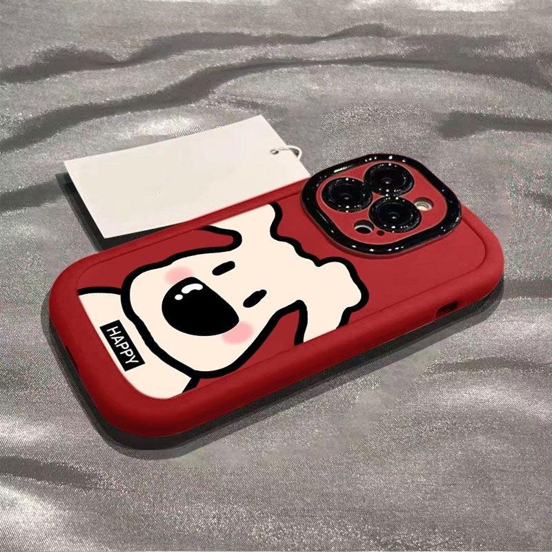 Line Puppy for Apple 13 Puff Phone Case for IPhone15 16promax All Inclusive 14 Cartoon Xs