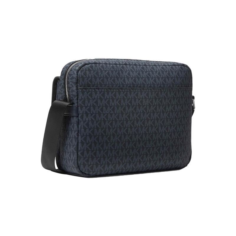 Michael Kors Сумка-кроссбоди Cooper Classic Presbyopic Flap Casual Commuting из искусственной кожи, размер Medium, для мужчин, темно-синяя.