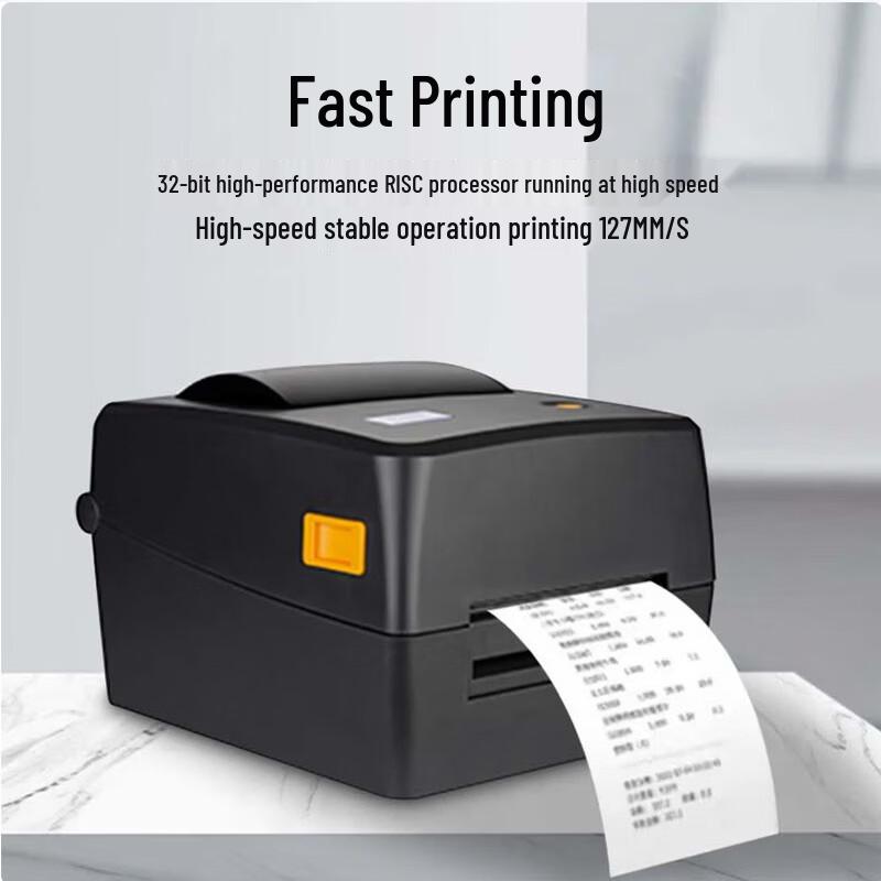 Термотрансферный принтер этикеток Xprinter XP-TT434B, китайская вилка (адаптер в комплекте)