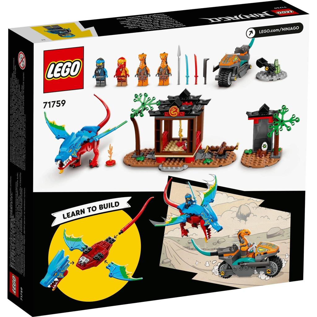 LEGO Ninjago Ninja Dragon Temple 71759 Игрушечный блок Present Ninja Ninja House Home Мальчики от 4 лет и старше