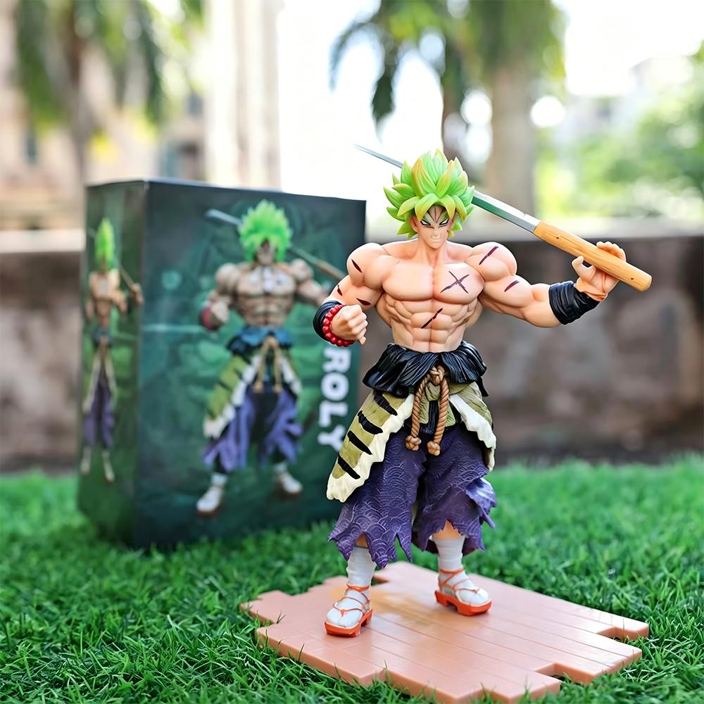 21 см Фигурка Броли Аниме Dragon Ball Super Саян Гольф Модель Япония Самурай Изображение Игрушка Коллекция Подарки Украшения PVC