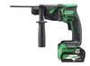 HiKOKI 18V Cordless Hammer Maximum Drilling Capacity 18mm Includes 2 and Case Drill, SDS-Plus Shank, (Concrete), Batteries, Charger, (DH18DPB(2XP))