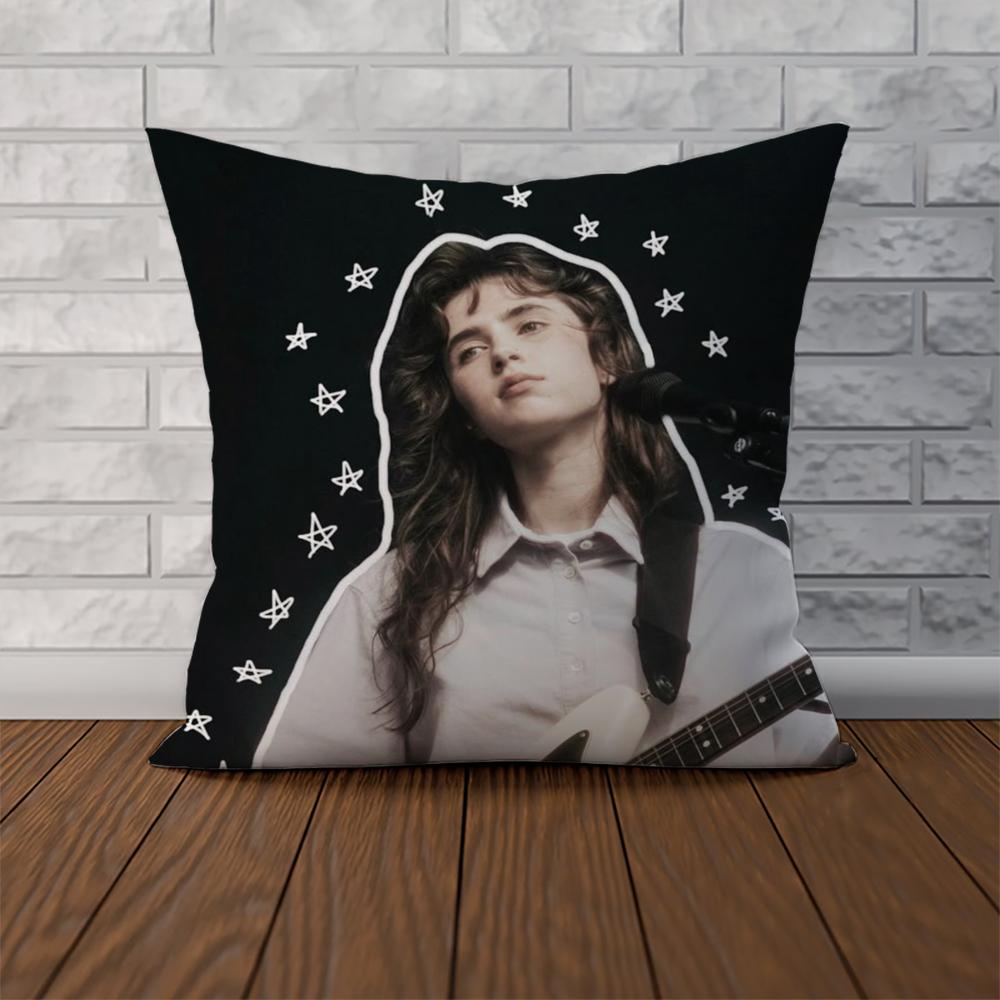 Singer CClairo Pillow Case For Car Sofa Decorative Home Doublesided Print Plush Square Throw Pillow Cushion Cover