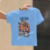 Summer New Luffy Zoro One Piece Anime Boys Girls Cotton Tee Shirts Short Sleeve Tops Baby Clothing Toddler Children Clothes Tops