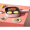 Машина для приготовления блинов 3 в 1, многофункциональная сковорода для омлета, сковорода для стейков, антипригарное покрытие и простота очистки, приготовление блюд за 5 минут, жарка и выпекание в разных зонах