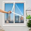 Windproof Winter Warm Curtains Highly Transparent Window Glass Screen Film Outdoor