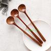 AOOSY 27.7cm Soup Ladle, Spoon, and Muddler Made of Natural Wood, Perfect for Shaved Ice, Simmered Food, Pots, Mapo Tofu, and Serving Soup