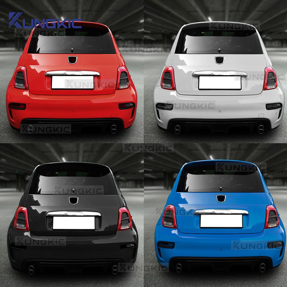 ABS Наклейка на задний фонарь автомобиля Для Abarth 595 695 595C 695C Fiat 500 500C 2016 2017 2018 2019 2020 2025 2025 2025 2025 1 пара