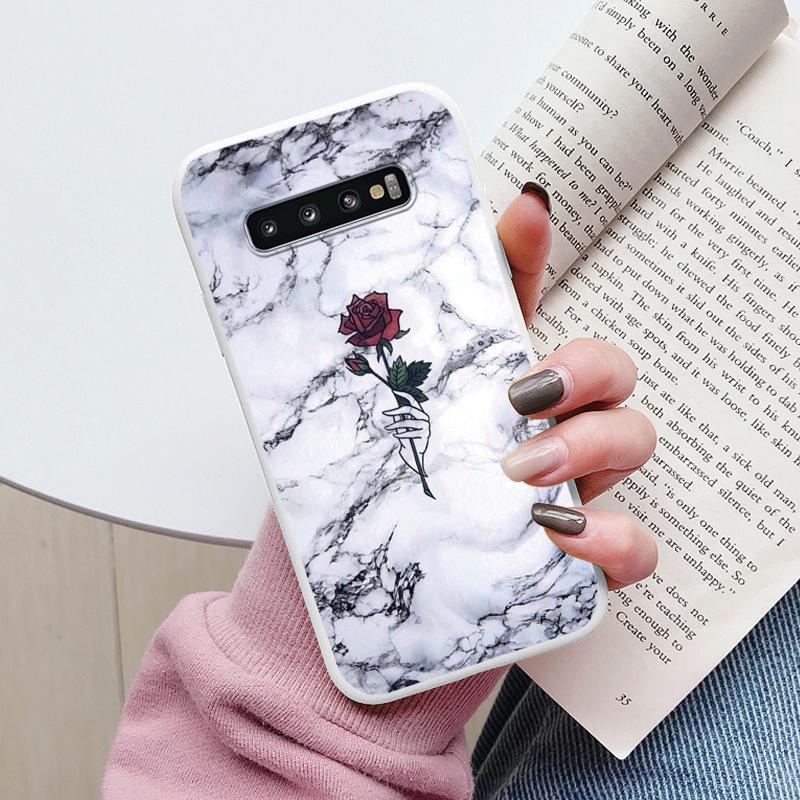 Цветной Роскошный Мраморный Чехол Для Samsung Galaxy S10 S 10 Plus S10E Fundas Мягкий ТПУ Защита Задняя Крышка Для Samsung S10 Ударопрочный