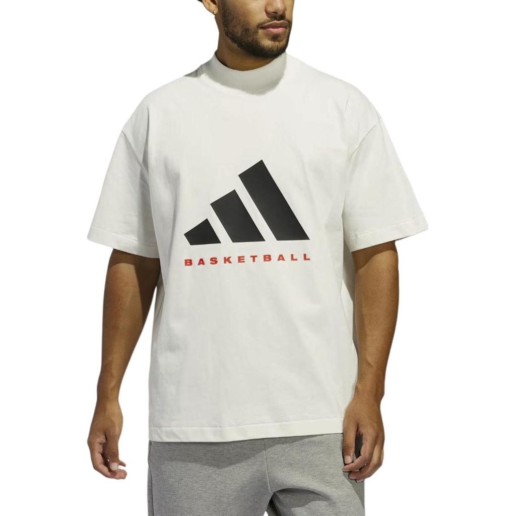 Adidas Basketball The 2025 Collection Chapter 01 Casual Comfortable Short Sleeve T-Shirt Unisex Tops White JE3762(TEAM702-3.3.9)
