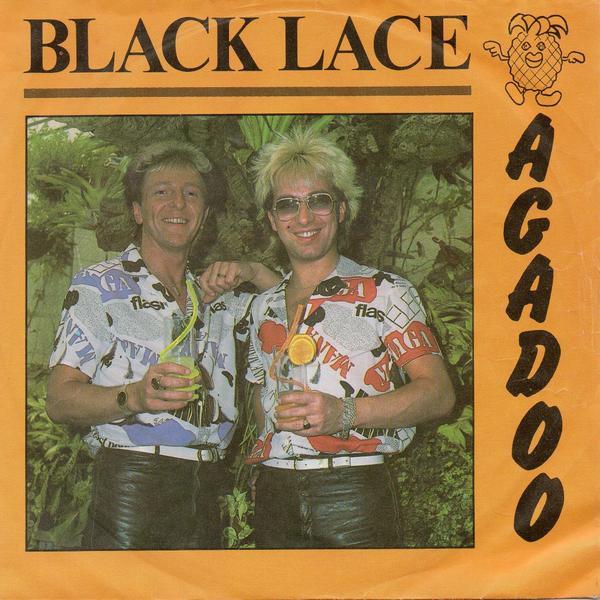 7-дюймовая пластинка BLACK LACE Agadoo FAL107 Flair Records 1984 UK Поп Б/у