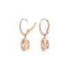 Swarovski Серьги с покрытием из розового золота "Бьющееся сердце" Женские серьги 5504753
