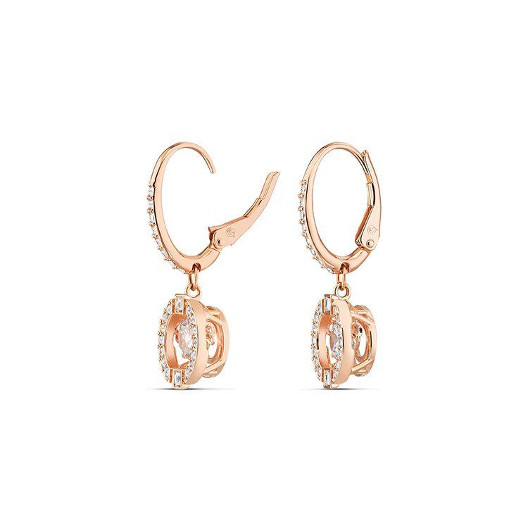 Swarovski Серьги с покрытием из розового золота "Бьющееся сердце" Женские серьги 5504753