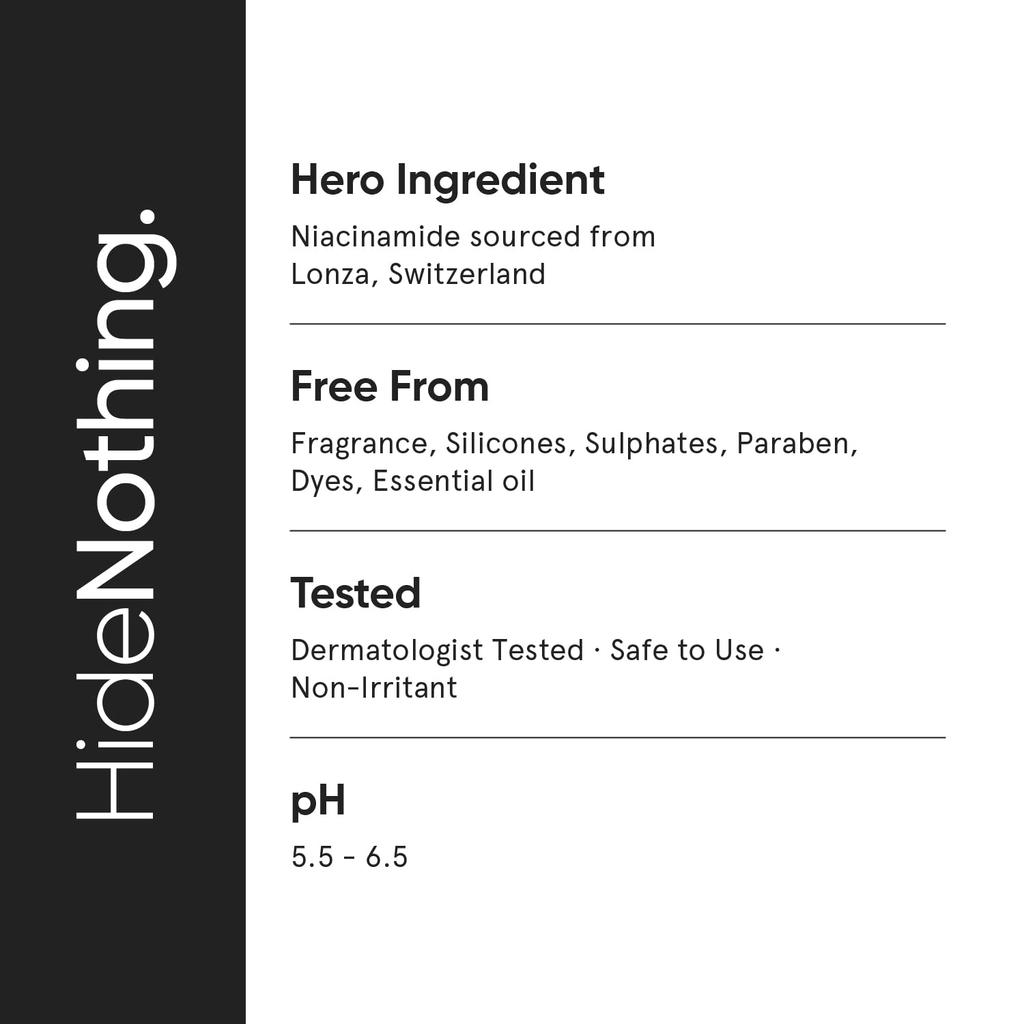 Niacinamide Facial Serum 05% (30 Ml), Niacinamide 05% Face Serum, Minimalist