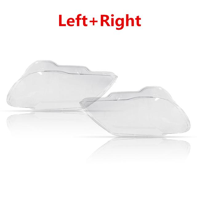 Пара линз для автомобильных фар, абажур, стеклянная крышка для BMW 7 серии E65 E66 2005-2008, крышка фары