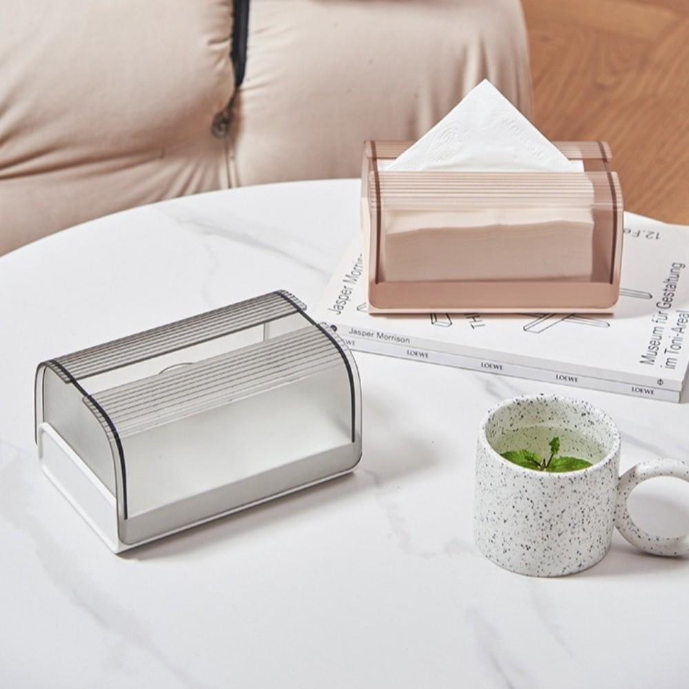 Modern Style Napkin Paper Box Light Luxury Napkin Holder Durable Tissue Holder Coffee Table