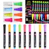 Led Board Writing Blackboard Graffiti Liquid Chalk Pen Whiteboard Pen Art Marker Pen Highlighters