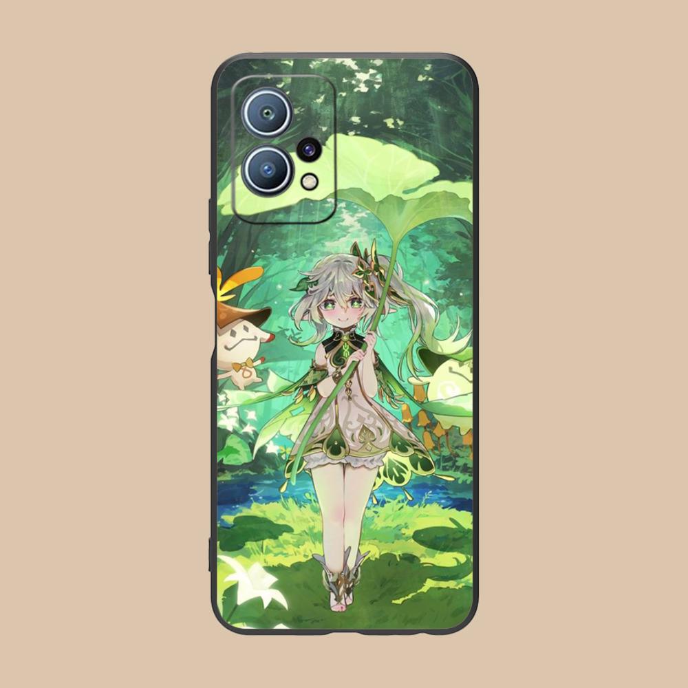 Game GI Nahida Matte TPU Mobile Phone Case for Huawei P60 P50 P40 P30 P20 P10 P9 P8 Pro Lite Plus Colorful Printing Cover