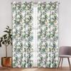 Pack of 2 Rhapsody Polyester Curtain  , Green