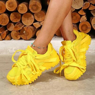 Размер 35-44 Женские кроссовки на платформе Zapatillas De Mujer Комфортная спортивная повседневная обувь Zapatillas Увеличивающие рост Обувь для ходьбы Tenis