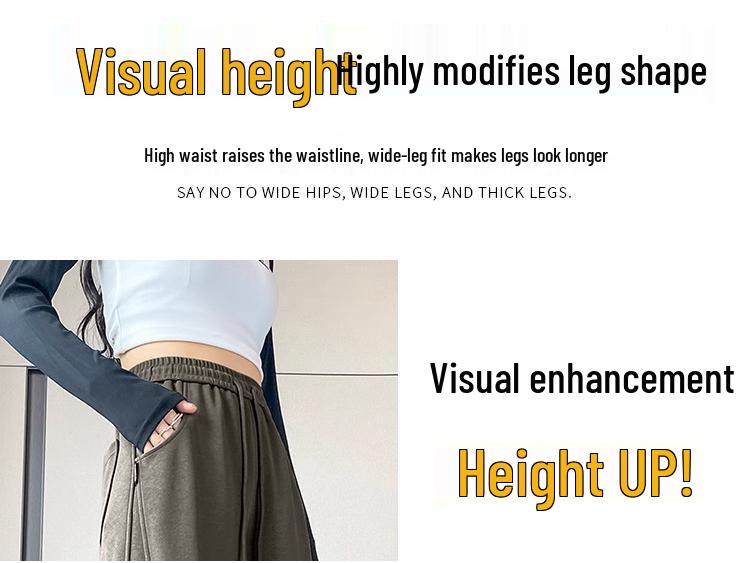 Женские спортивные штаны с флисовой подкладкой 2024: Драпировка, Узкий, Прямой слим, и Широкие брюки для Весны и Осени