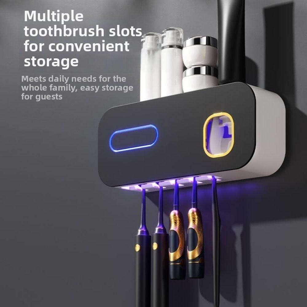USB Charging UV Toothbrush Sterilizer Wall Mounted Toothbrush Holder Organizer  Personal Care