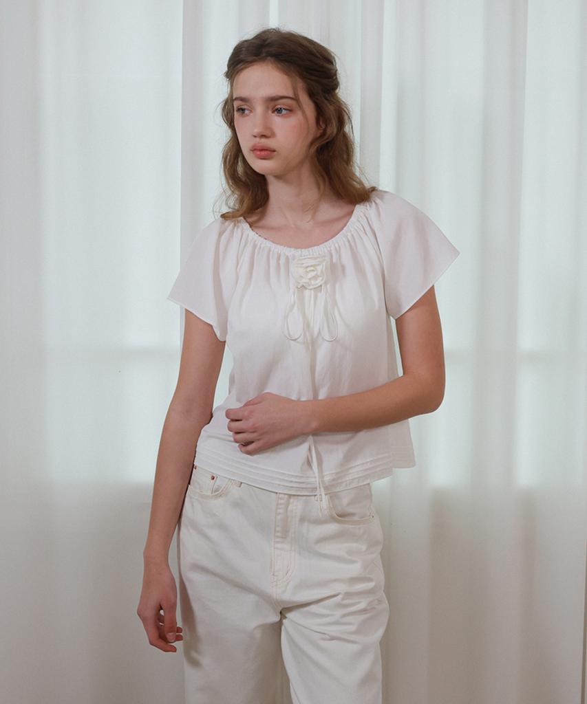 SIEERING Claire Blouse_[Ice]