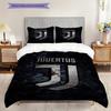 Juventus Football Club Emblem Bedding (1 * duvet cover + 2 * pillowcase, without core) Christmas birthday gift Bedding set Soft and comfortable