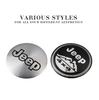 4Pcs 56mm Car Emblem Auto Wheel Center Hub Caps Decal Accessories For Jeep Wrangler Renegade Compass Grand Cherokee Patriot