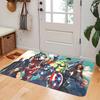 1pc Marvel Avengers Heroes Doormat Non Slip Rug for Indoor Outdoor Entryway Front Door Living Room, Ideal Gift for Marvel Fans