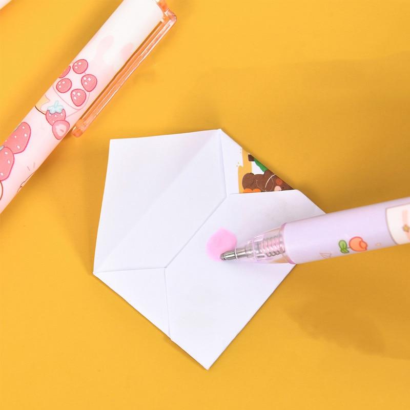 1 шт., кавайная клейкая ручка, милая мультяшная девушка, динозавры, акула, скрапбук, клейкая ручка для вставки, Нелипкий блокнот для заметок, школьные принадлежности