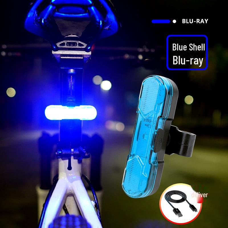 Перезаряжаемый задний фонарь для велосипеда для ночной езды - предупреждающий фонарь для горных велосипедов и велосипедных аксессуаров