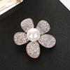 Брошь-цветок Xiaoxiangfeng, высококачественная женская брошь с бриллиантами и жемчугом, высококачественные светонепроницаемые булавки