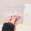 Fashion Cat Eye Men'S Women'S Versatile Optical Glasses Small Frames Trendy Anti Blue Light Glasses Suitable For Daily Commuting