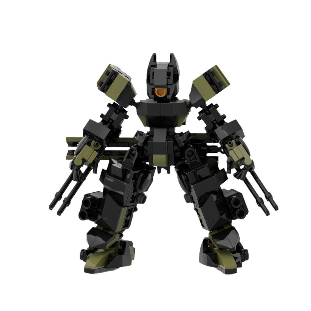 M Building Block Is Compatible With Lego, Attack And Kill Mobile Team Creative Assembly Battle Robot Toy Building Block Ornament Set