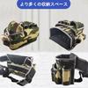 Interior Tool Bag, Tool Pouch, Small Organizer, Waist Bag with Holder, Oxford Cloth, Waterproof and Abrasion Resistant, Multifunctional, Large Capacit