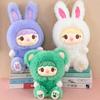 Мягкая длинношерстная кукла кролика, мультяшный кролик, мягкая игрушка, кролик, прессованная кукла, игрушка, подарок на день рождения