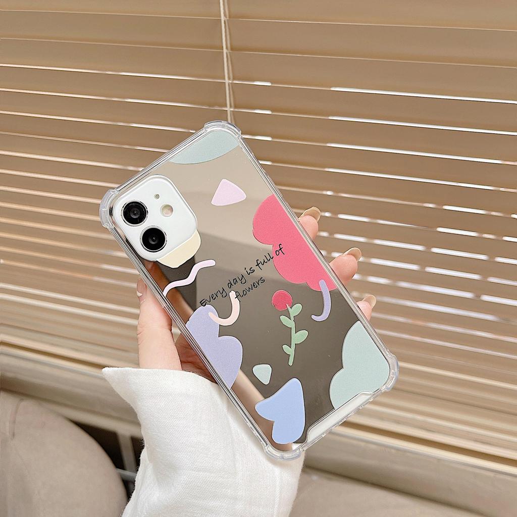 Совместимый зеркальный чехол для iPhone 14, 15, 16 Pro; Huawei Mate 50; Честь 90